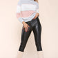 Honeycomb Knitted Polo Neck Long Sleeve Jumper Top